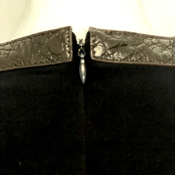 🧜🏼‍♀️ Michael Kors Bodycon Snakeskin Buckle Halter Dress - Picture 5 of 9